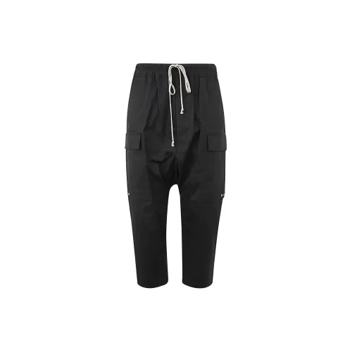 RICK OWENS Cargo Pants Men Black