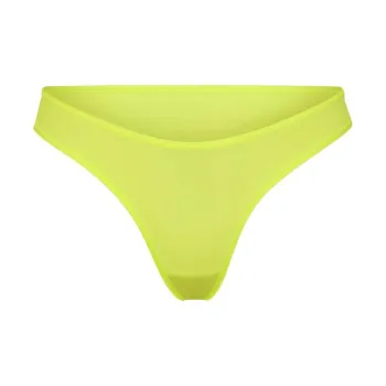 SKIMS FITS EVERYBODY DIPPED FRONT THONG Underpants Women's 1 Pack DAFFODIL/Daffodil