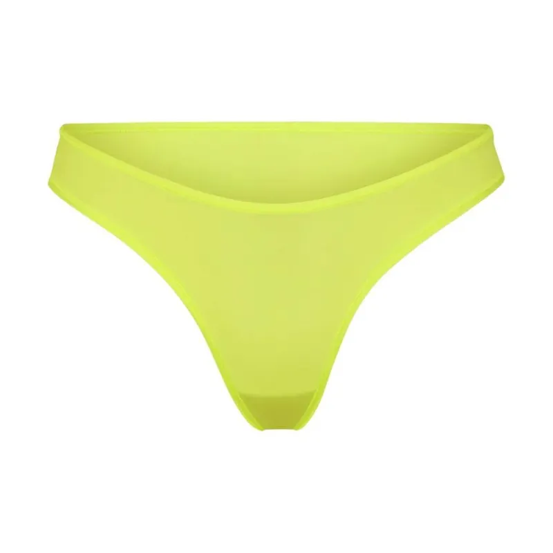 SKIMS FITS EVERYBODY DIPPED FRONT THONG Underpants Women's 1 Pack DAFFODIL/Daffodil-0