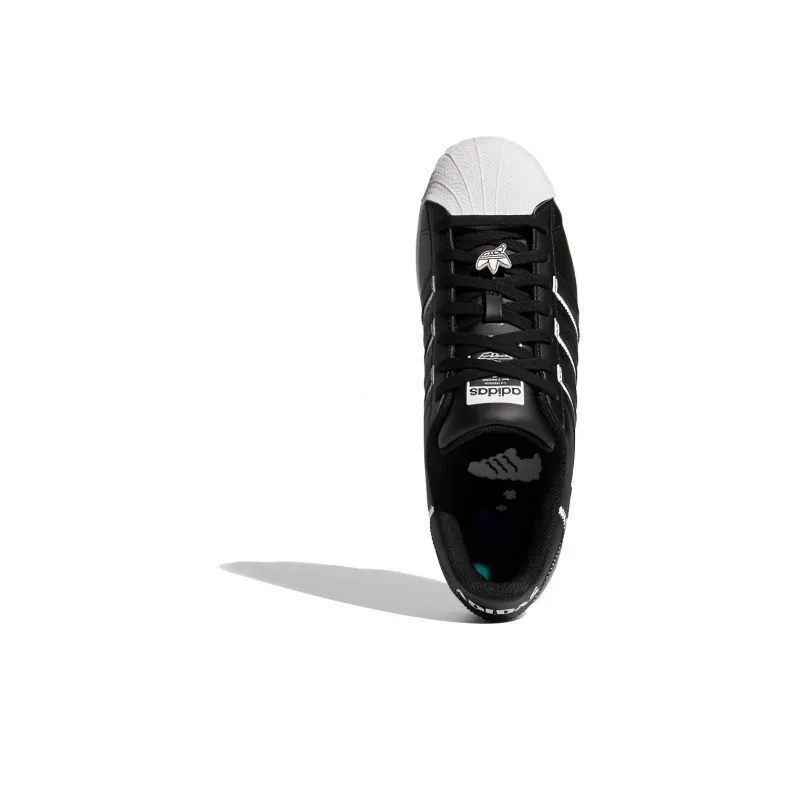 Superstar Adidas Originals 'Black White'-4