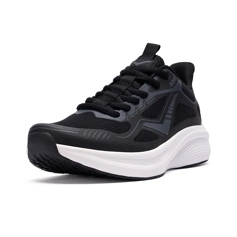 PONY Slip Resistant Low Top Running Shoes Unisex Black-1