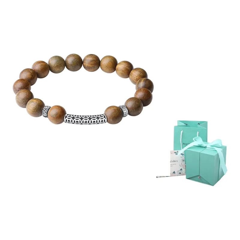 TANDU Green Sandalwood Wood Bracelets Unisex-1