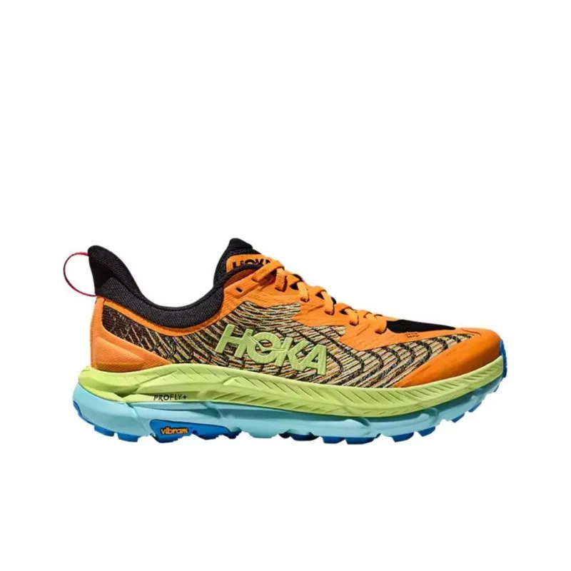 HOKA ONE ONE Mafate Speed 4 Solar Flare Lettuce-1
