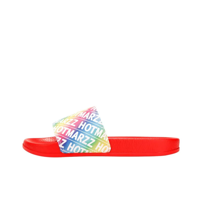 HOTMARZZ Slide Slippers Unisex Red/Blue-1