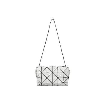 ISSEY MIYAKE Polyvinyl Chloride Resin Crossbody Bag Shoulder Bag Women's Light Gray