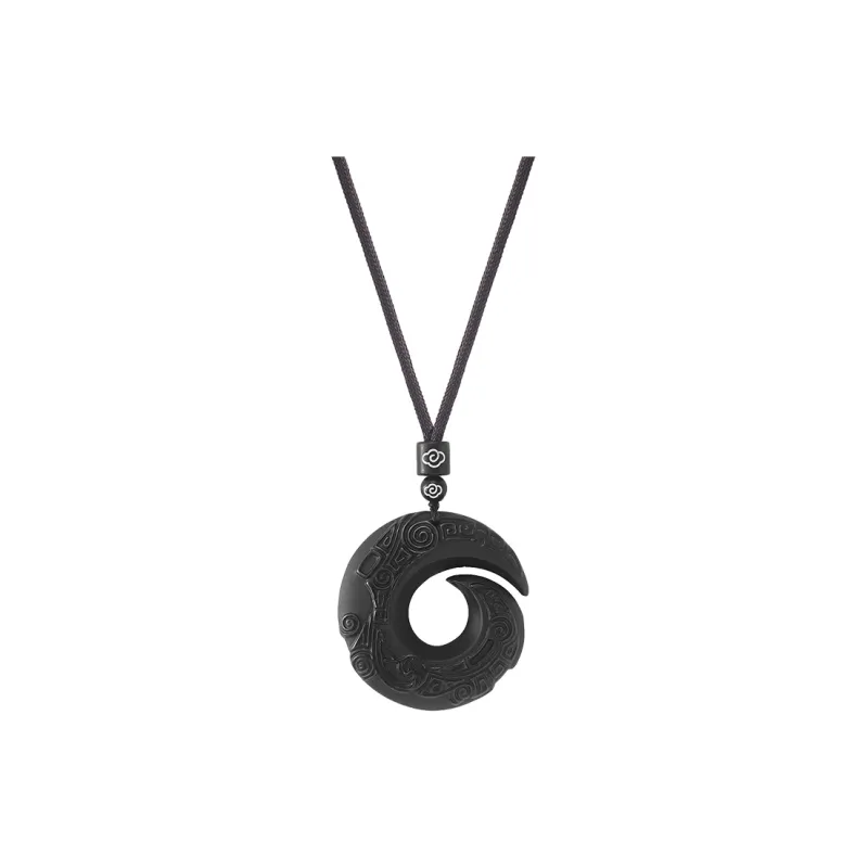 ASTAR HADES Obsidian Jade Necklaces Unisex-0