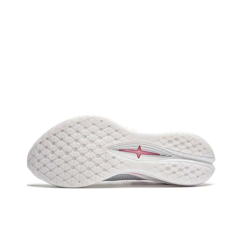 LiNing Red Hare 7 Pro Cushioned Slip-Resistant Lightweight Low-Top Running Shoes Men's White Purple-6