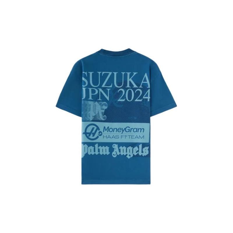 PALM ANGELS Suzuka MoneyGram Haas F1 Team T Shirt-1
