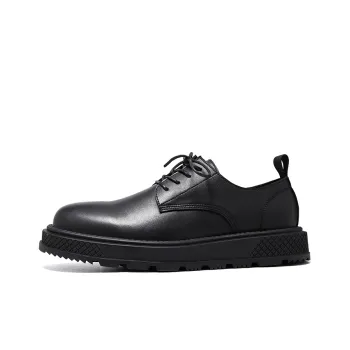 Romon Men's Casual Shoes Men Mid Top Black, White, Brown