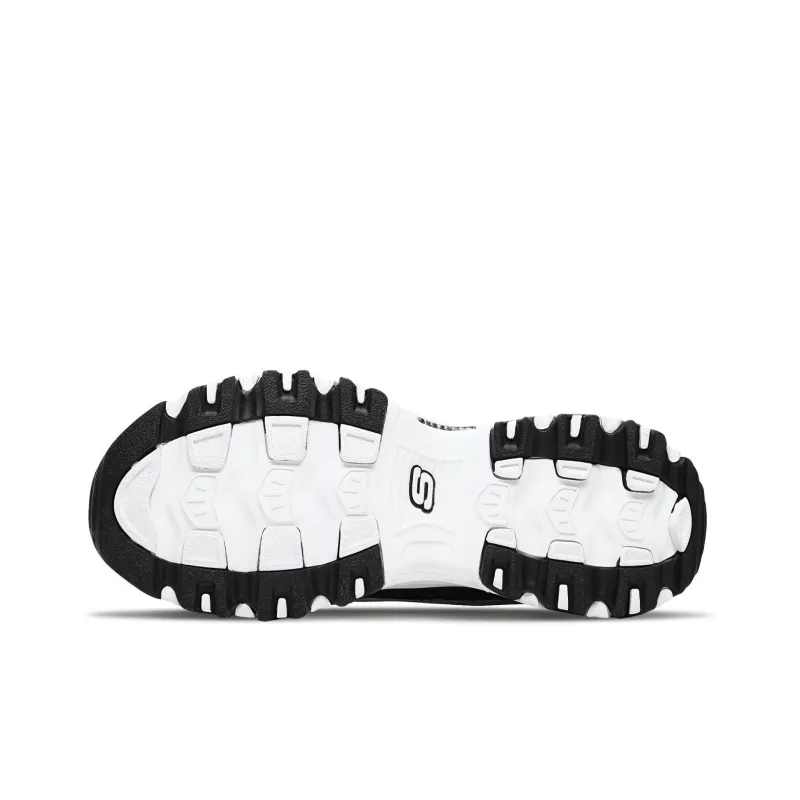 Skechers D'Lites 1.0 'White Black' Women's-5