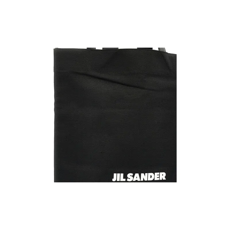 JIL SANDER Logo Print Large Open Top Tote Bag-2