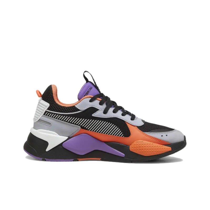 PUMA RS X Toys Cushioning Slip Resistant Low Top Casual Shoes Men's Black Orange Purple-1