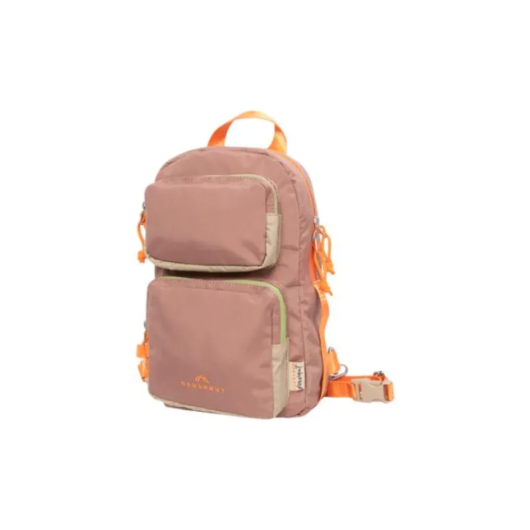 Doughnut Nylon Shoulder Bag Unisex Chestnut-1