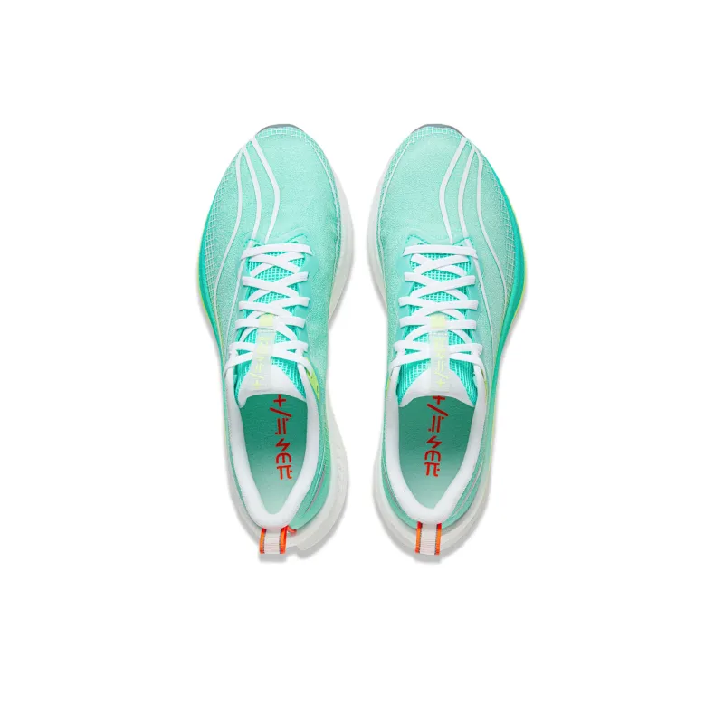 LiNing Red Hare 7 Pro Cushioning Slip Resistant Low Top Sprint Running Shoes Men's Neon Jade Green-4