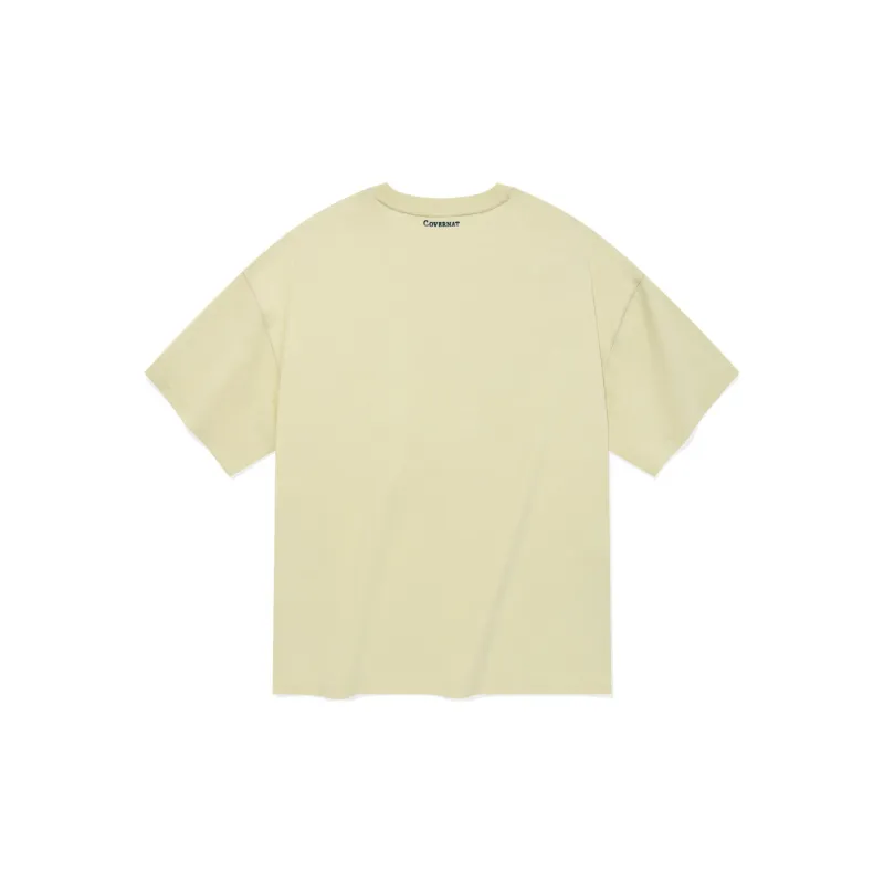 COVERNAT SS24 T Shirt Men's Light Green-1