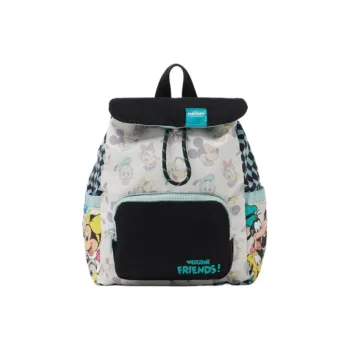 Disney Nylon Abrasion Resistant Backpack Regular Unisex Black