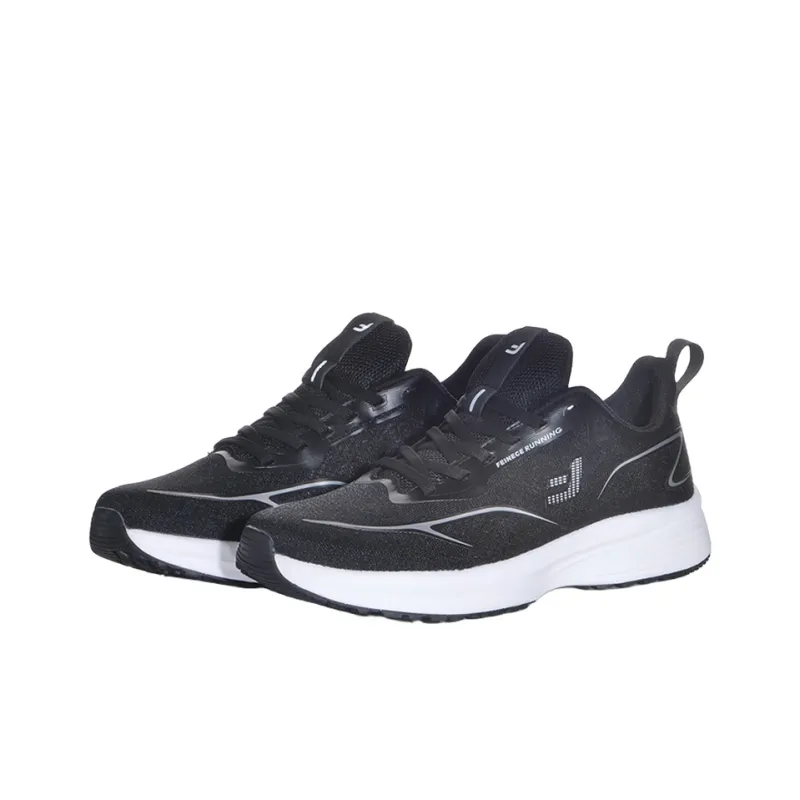 FEINECE Anti Slip And Wear Resistant Breathable Low Top Running Shoes Unisex Black-1