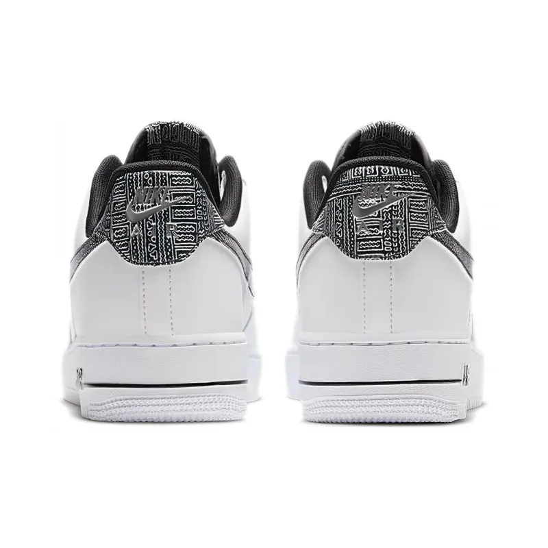 Nike Air Force 1 Low '07 White Metallic Silver-4