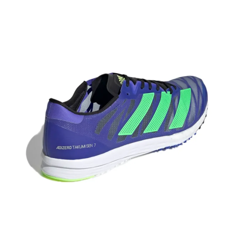 Adidas Adizero Takumi Sen 7 'Blue Neon Green'-3