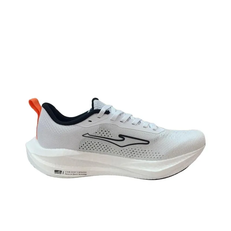 Erke Cushioning Wear Resistant Low Top Sprint Long Distance Running Training Marathon Running Shoes Men's White Black-1