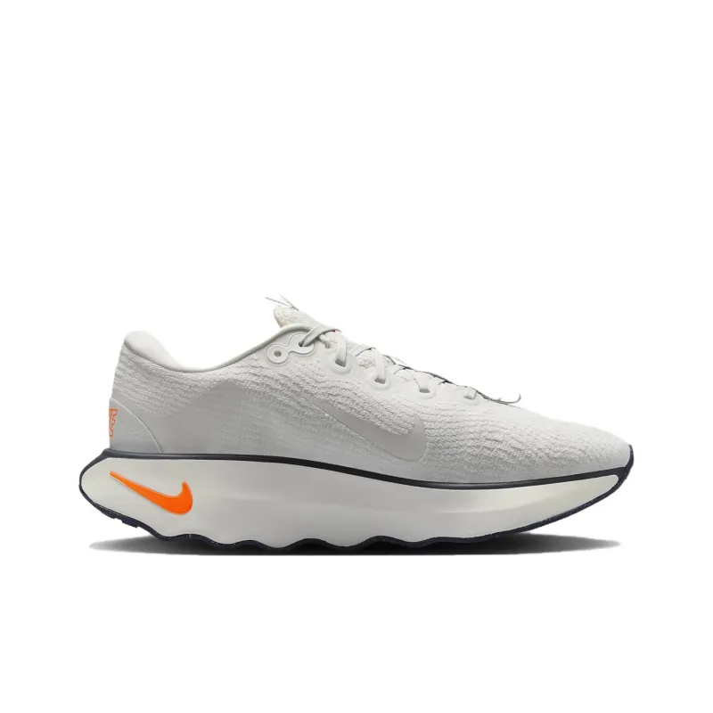 Nike Motiva Cushioning, Wear Resistant Low Top Running Shoes Men's White Orange-1