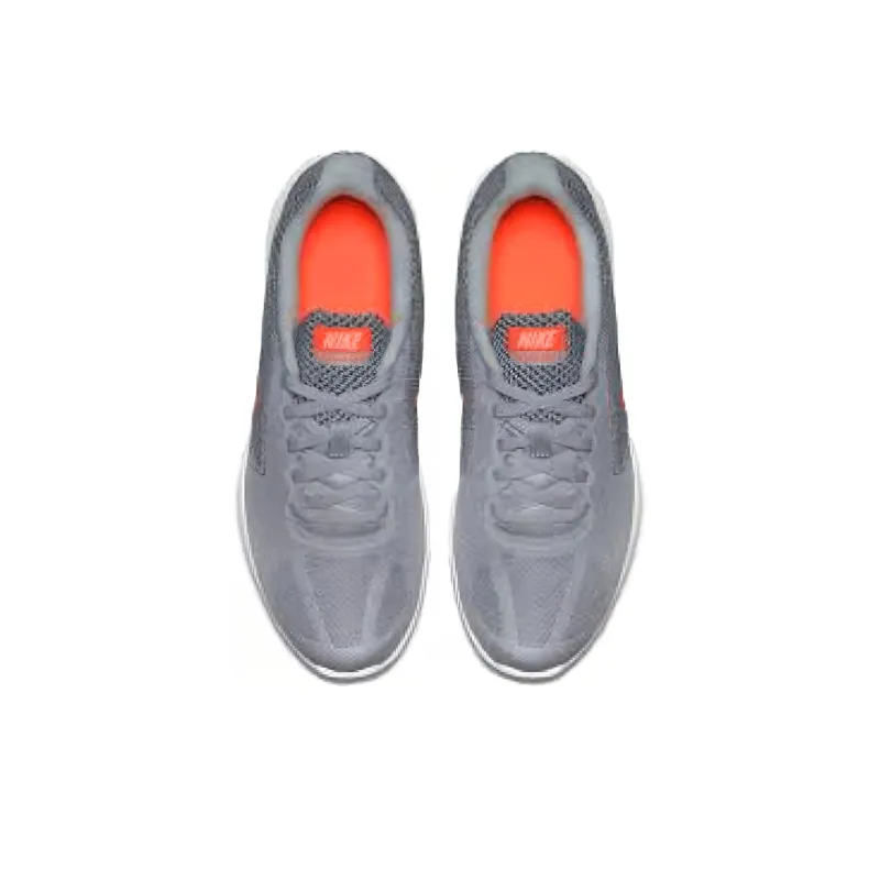 Nike Revolution 3 Wolf Grey Hyper Orange Women's-3