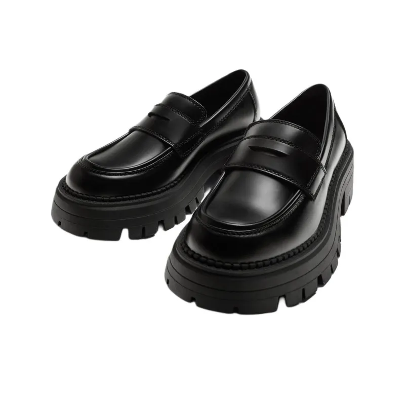 ZARA Loafers Men Black-2