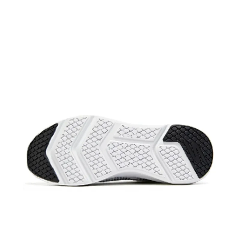 Skechers GO RUN Elevate Cushioning Slip Resistant Low Top Casual Running Shoes Men's White Black-3