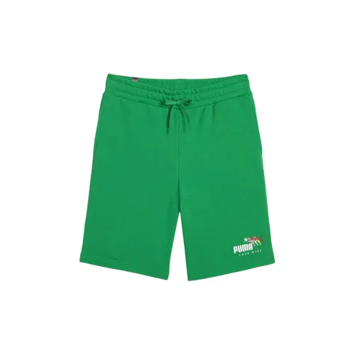 PUMA ESSENTIALS Casual Shorts Men Green