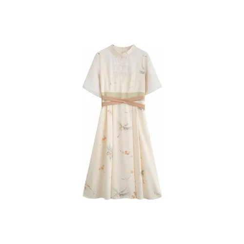 CHICCLO Short-Sleeved Dresses Women's Apricot Blossom