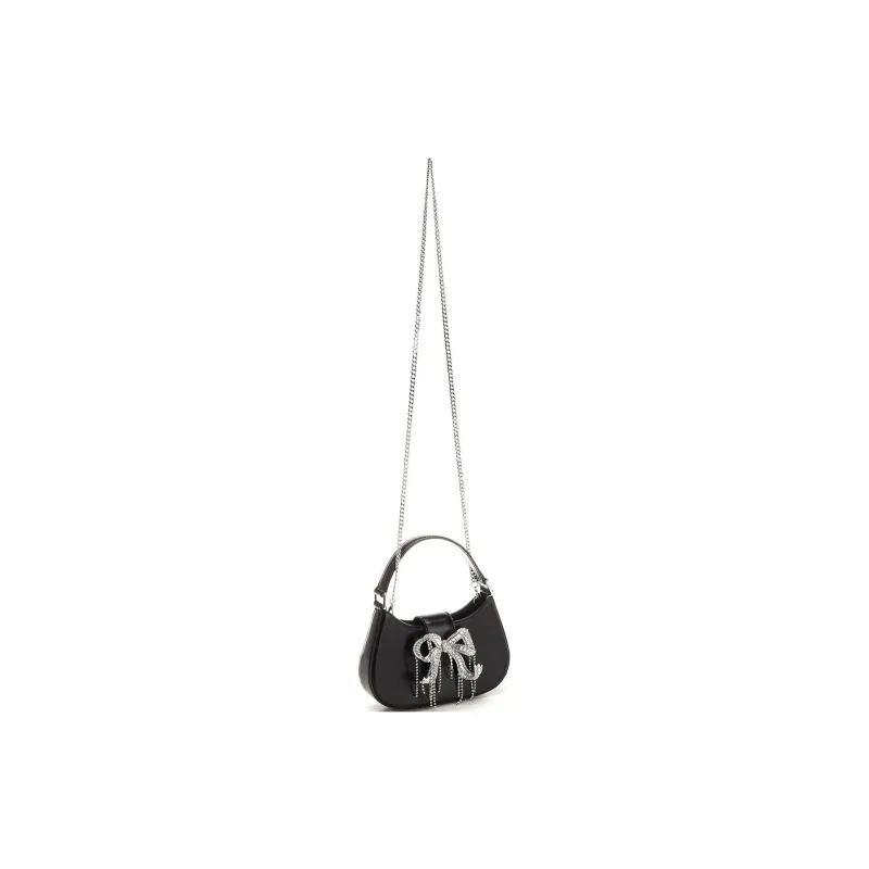 Self-portrait Polyester Shoulder Bag Crossbody Bag Handbag Women's Black-2