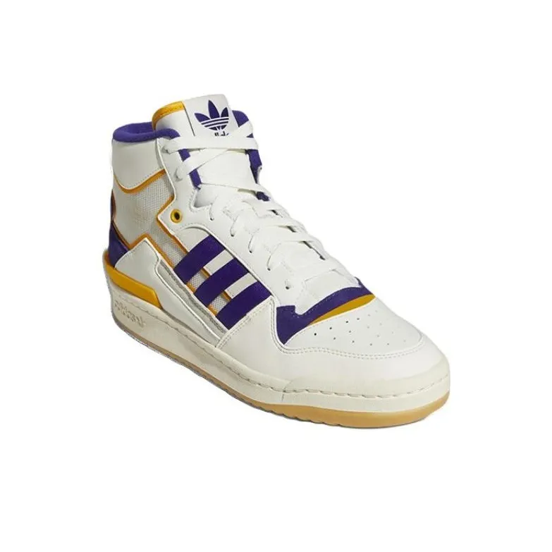 Adidas Forum Exhibit Mid Inside Out White Purple Gold-2