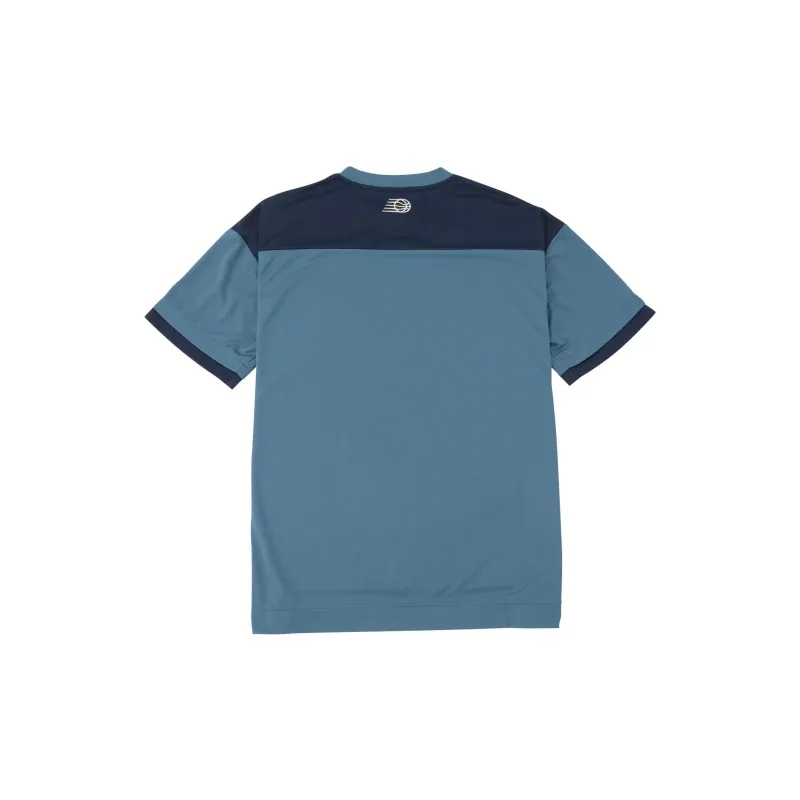 New Balance Linear T Shirt Unisex Blue-1