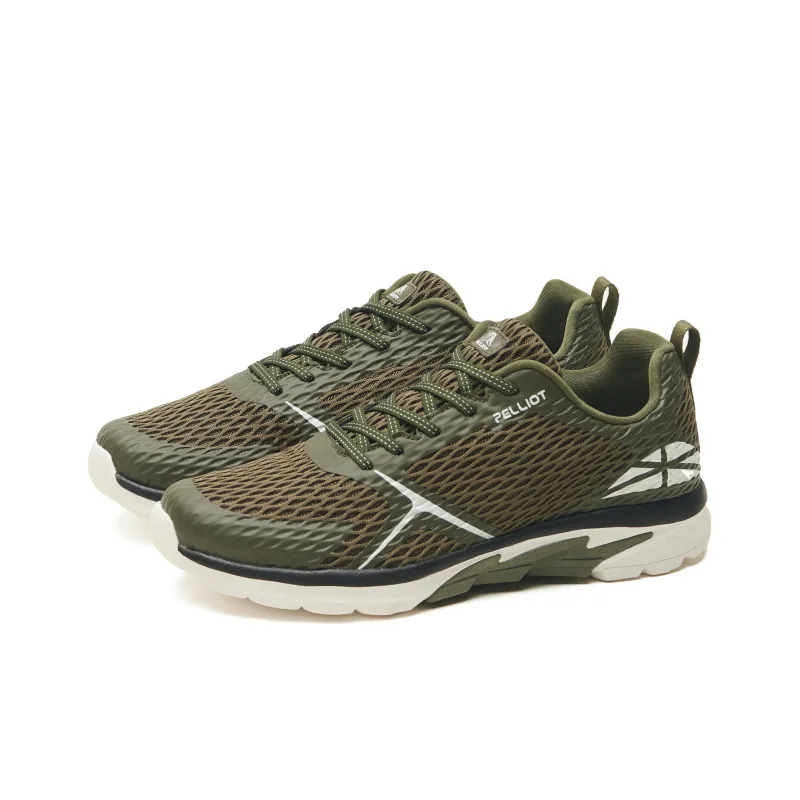 PELLIOT Cushioning Anti-Slip Wear-Resistant Breathability Mid-Top Running Shoes Unisex-1