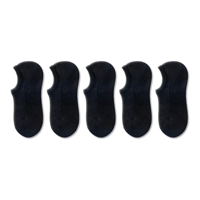 LUOLIAN No Show Socks Men's 5 Pack-10