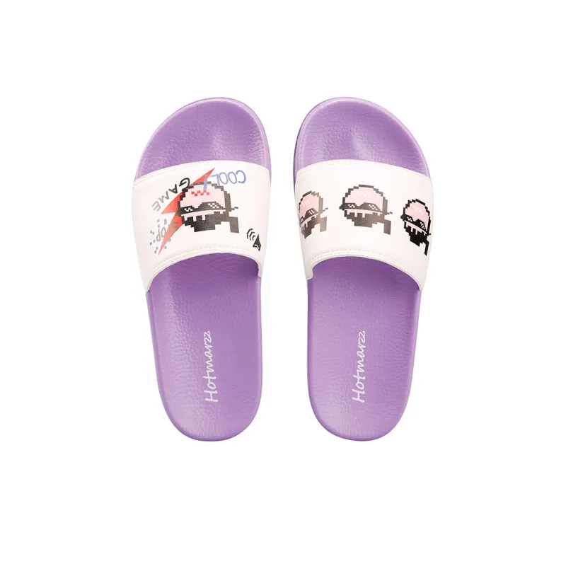 HOTMARZZ Slip Resistant Abrasion Resistant Slide Slippers Unisex Purple-2