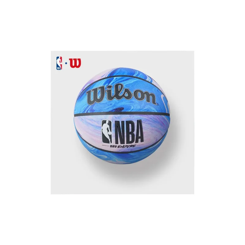 Wilson PU NBA DRV ENDURE Tie Dye Basketball, Butyl Liner, With Anti Counterfeit Code Blue Size 7 Training Unisex-3