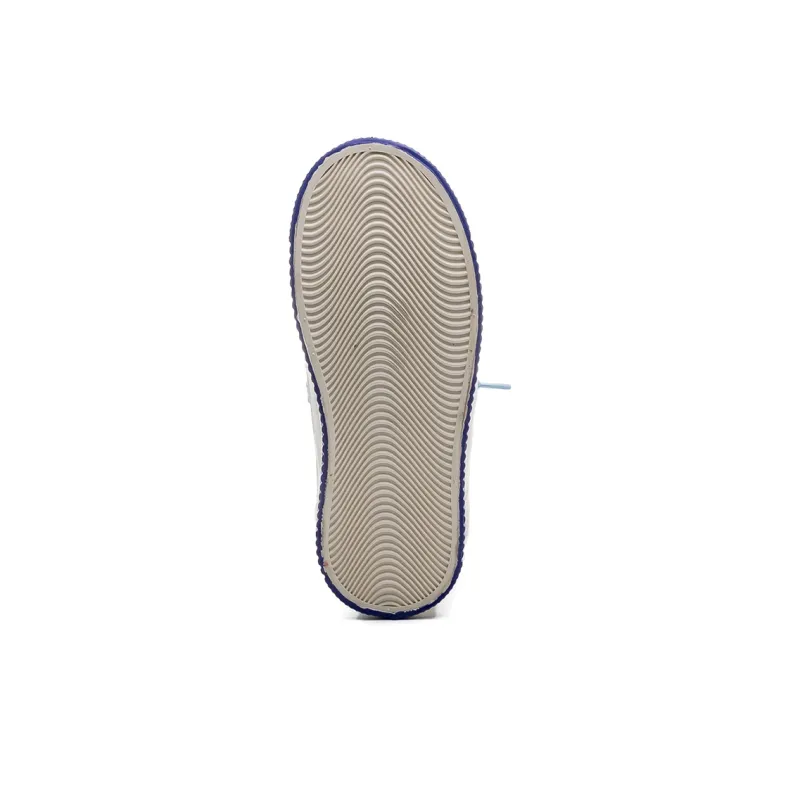 Warrior Warrior Wear Resistant Slip Resistant Low Top Skateboard Shoes Women's Royal Blue Beige Light Blue-3