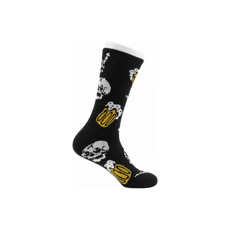 Vans Chillin Mid-Calf Socks Men's 1 Pack Black-1