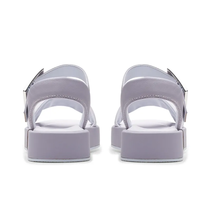 Clarks Beach Sandals Women's Purple-3