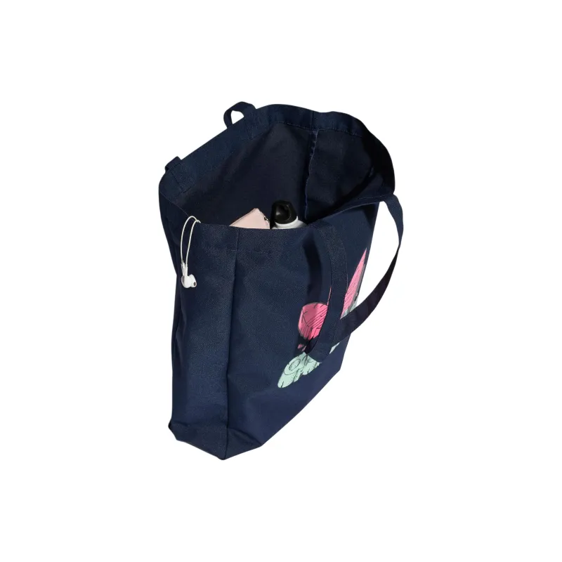 Adidas Polyester Tote Bag, Shopping Bag, Handbag Regular Unisex Blue-4