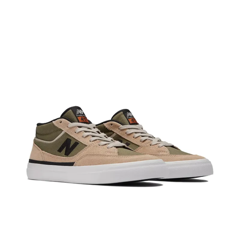New Balance NB Numeric Series Skateboard Shoes Unisex Mid Top Brown Green-2