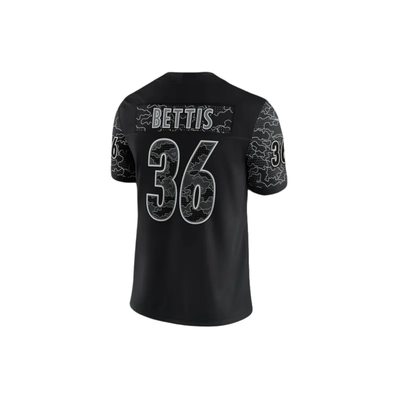 Nike Fashion Football Jersey Soccer Jerseys Pittsburgh Steelers Jerome Bettis Men's Black-1
