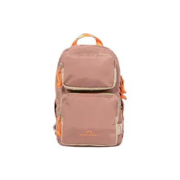 Doughnut Nylon Shoulder Bag Unisex Chestnut
