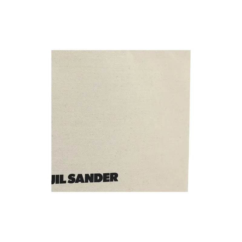JIL SANDER Logo Printed Large Tote Bag-3