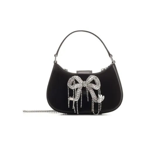 Self-portrait Polyester Shoulder Bag Crossbody Bag Handbag Women's Black