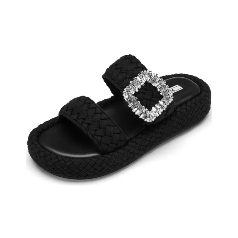 73Hours Slide Slippers Women's Black-1