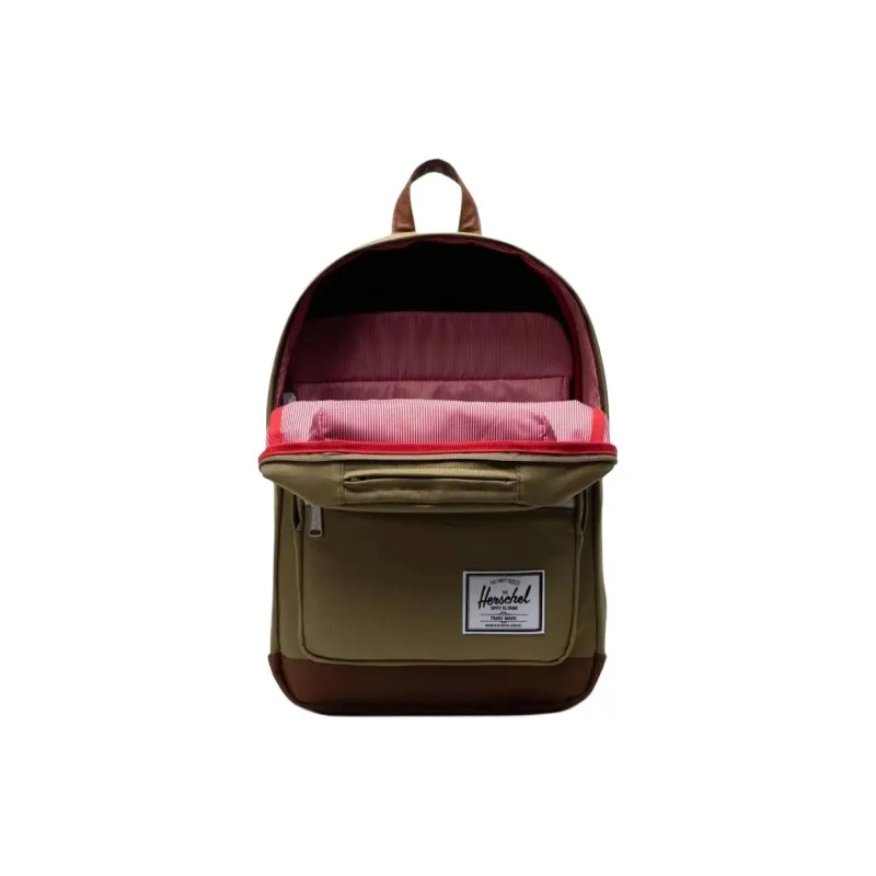 Herschel Fabric Backpack Unisex Olive Green-3