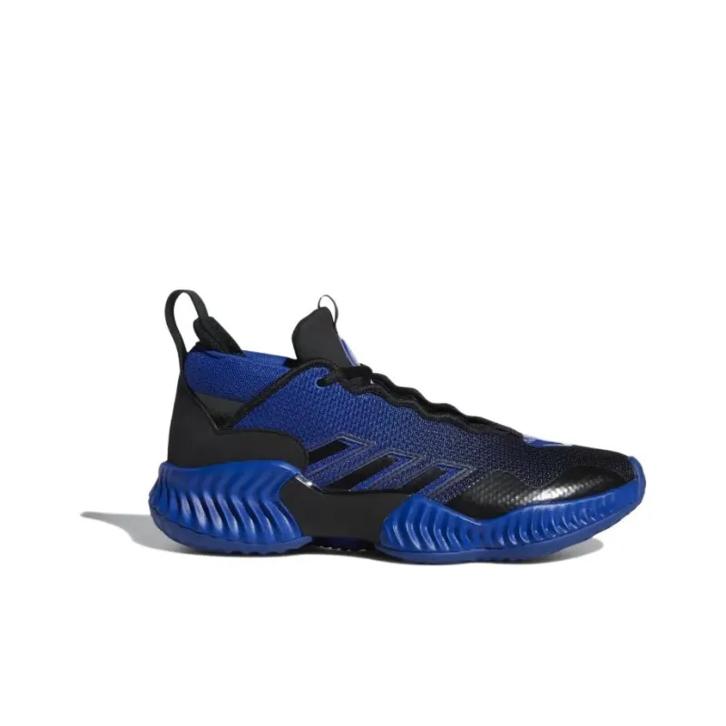 Adidas Court Vision 3 Low-Top Vintage Basketball Shoes Men's Black Blue-1