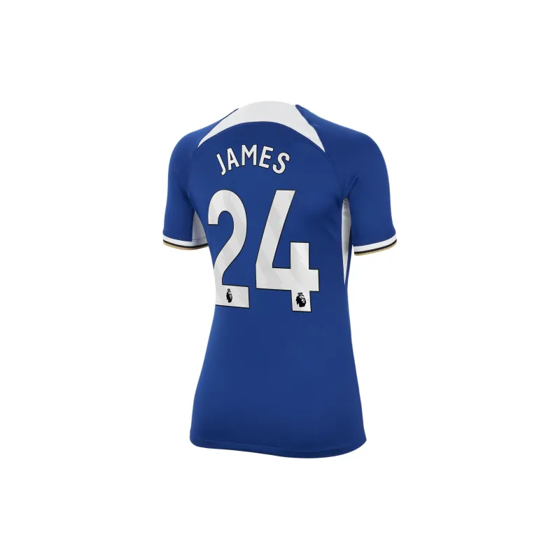 Nike Reece James Chelsea 2023/24 Stadium Home Soccer Jerseys Women's Blue-1